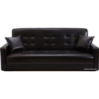 Диван Луховицкая Мебельная Фабрика Аккорд пружинный 120 (черный)