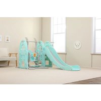 Игровой комплекс Perfetto Sport Замок PS-047-M (бирюзовый)