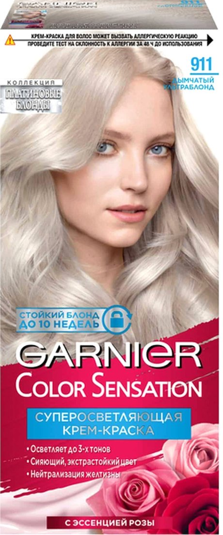 

Крем-краска Garnier Color sensation 911 Дымчатый Ультраблонд