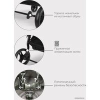 Коляска прогулочная «книга» Rant Twinny RA151 (soft grey)