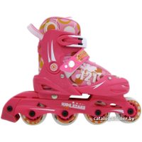 Роликовые коньки Vimpex Sport PW-121H (розовый)
