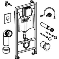 Унитаз подвесной Saniteco KW-9004WS + GROHE Rapid SL 38721001