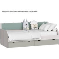 Кровать-тахта Аквилон Юкка №900.4 (дюна/шалфей)