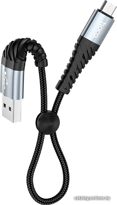 Кабель Hoco X38 microUSB (черный)