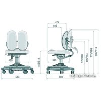 Детское ортопедическое кресло Duorest Kids DR-218A (зеленый)