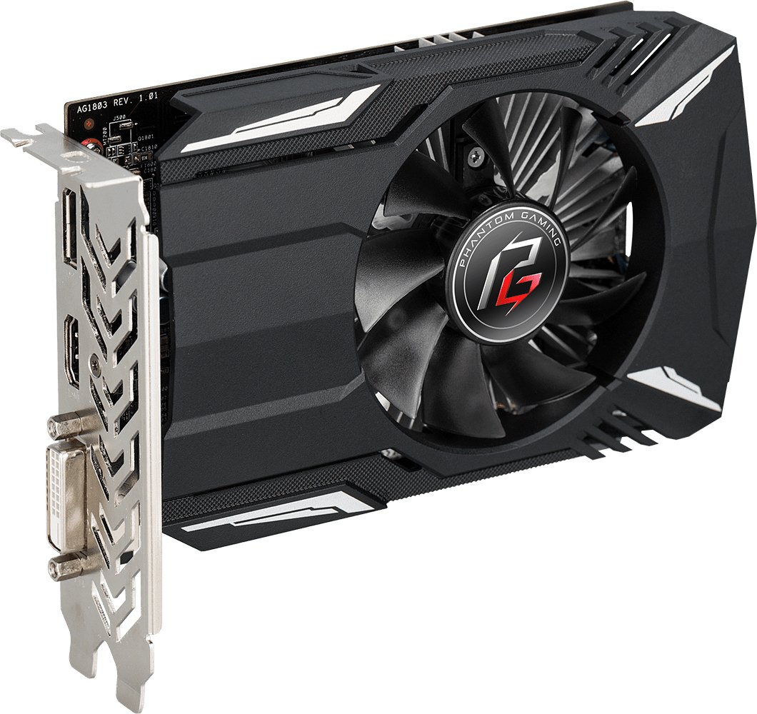 

Видеокарта ASRock Phantom Gaming Radeon RX550 4G