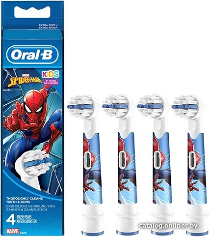 Сменная насадка Oral-B Kids EB10S Spiderman (4 шт)