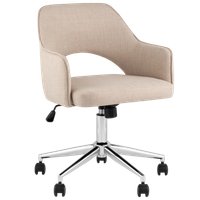 Офисное кресло Stool Group Кларк Clarkson Linen Beige (рогожка, бежевый) в Лиде