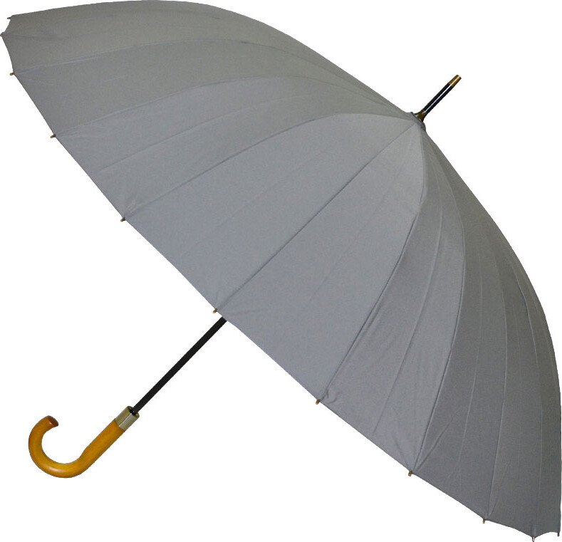 

Зонт-трость Ame Yoke L65-24CH (серый)