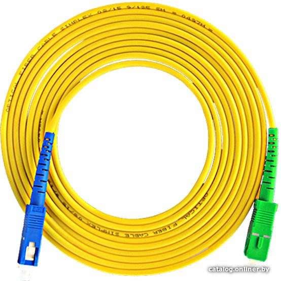 Кабель USBTOP SC/UPC-SC/APC-SM-3.0mm (15 м, желтый)