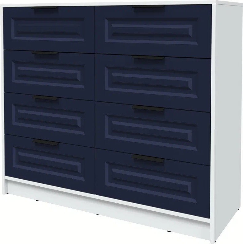 

Комод Интерлиния Концепт КТ-К117 Деко (белый платинум/индиго)