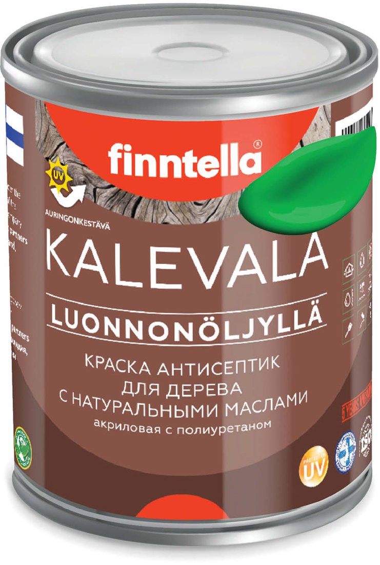 

Краска Finntella Kalevala Niitty F-13-1-1-FL131 0.9 л (зеленый)