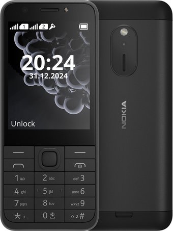 Nokia 230 (2024) Dual SIM TA-1609 (черный)