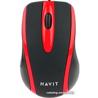 Мышь Havit HV-MS753 (черный/красный)