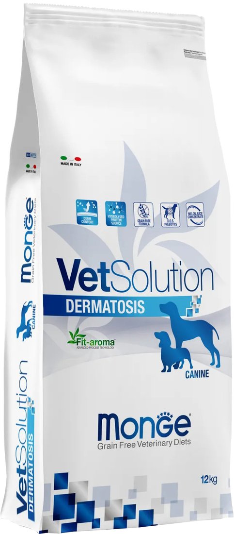 

Сухой корм для собак Monge Vet Solution Dermatosis 12 кг