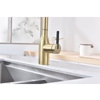 Смеситель Paulmark Iniversal Un213880-SBG (золото/светлое брашированное золото)