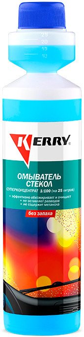 

Стеклоомывающая жидкость Kerry Суперконцентрат KR-336 (270 мл, без запаха)