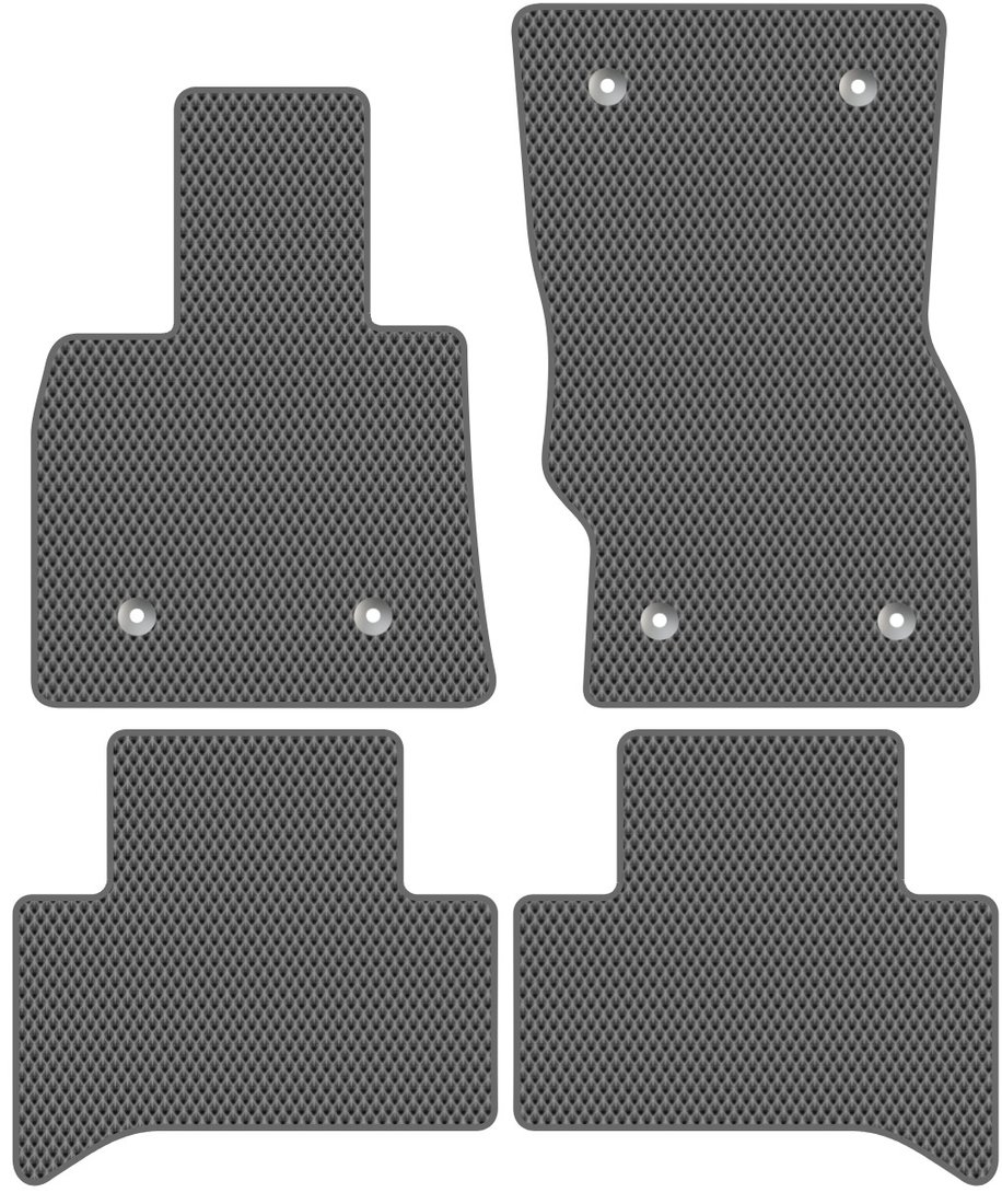 

Комплект ковриков для авто Alicosta Alfa Romeo Stelvio I (suv / 949) 2016 - Н.В. (серый, ромб)