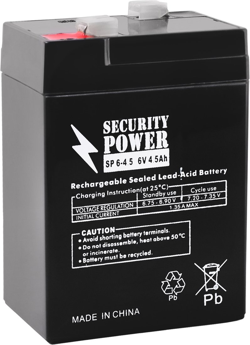 

Аккумулятор для ИБП Security Power SP 12-5 F1 (12В/5 А·ч)