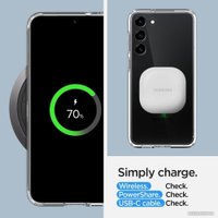 Чехол для телефона Spigen Ultra Hybrid для Galaxy S23 Plus ACS05668 (прозрачный)