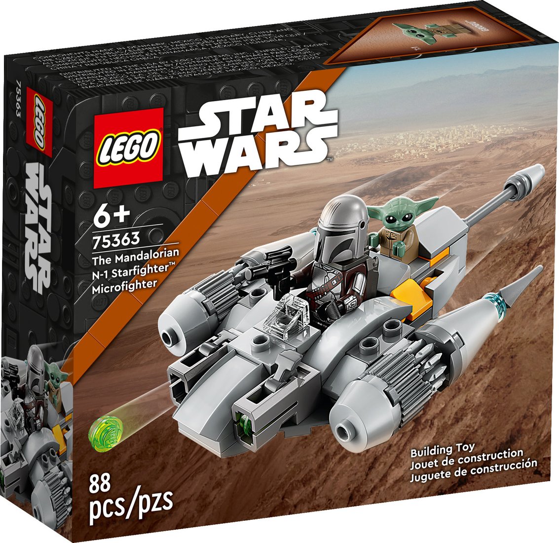 

Конструктор LEGO Star Wars 75363 Микрофайтер Истребителя Мандалорца N-1