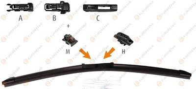

Щетка стеклоочистителя Eurorepar 1635455080
