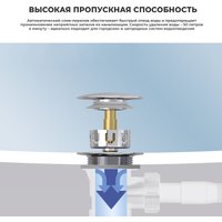 Сифон Wellsee Useful Extras 231911000 (белый/хром)