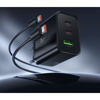 Сетевое зарядное Hoco N75 USB Type-C (черный)