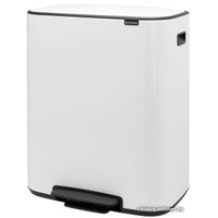 Система сортировки мусора Brabantia Bo Pedal Bin 2 x 30 л (белый)