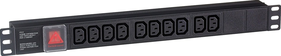 

Блок розеток ExeGate ServerPro PDU-19H001 Al-10С13-C14-SW