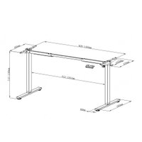 Подстолье для работы стоя Smartstol Optimal B Каркас для стола одномоторный