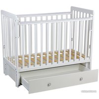 Классическая детская кроватка Фея 328-01 (белый)