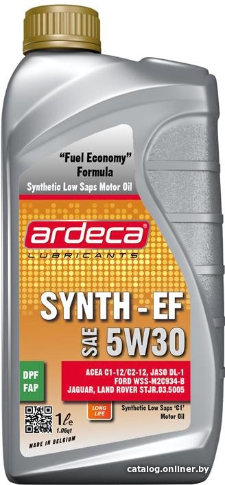 Моторное масло Ardeca SYNTH-EF 5W-30 1л