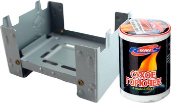 Туристическая горелка Coyote Складная для сухого спирта TBD01952162 (2шт, с сухим горючим )