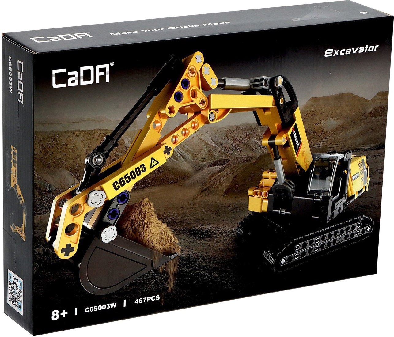 

Конструктор CaDa Техно. Карьерный экскаватор C65003W 9653236
