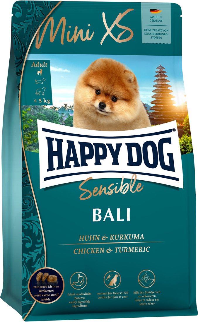 

Сухой корм для собак Happy Dog Mini XS Sensible Bali 1.3 кг