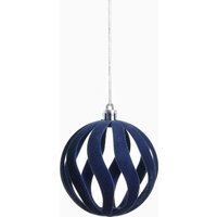 Елочная игрушка Зимнее волшебство Бархат. Грация 10870265 (6шт, синий)