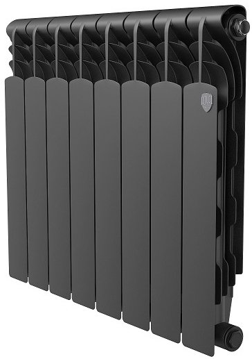 

Биметаллический радиатор Royal Thermo Revolution Bimetall 500 2.0/Noir Sable (8 секций)