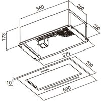 Кухонная вытяжка Weissgauff Integra 850 PB BL (черный)