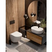 Унитаз подвесной AQUAme AQM2002L 52x37, смыв торнадо