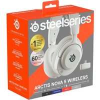 Наушники SteelSeries Arctis Nova 5 Wireless (белый) в Лиде