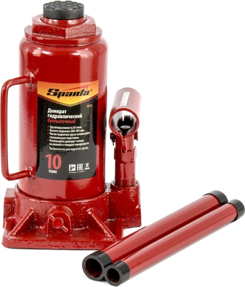 

Бутылочный домкрат Sparta 50325 10т