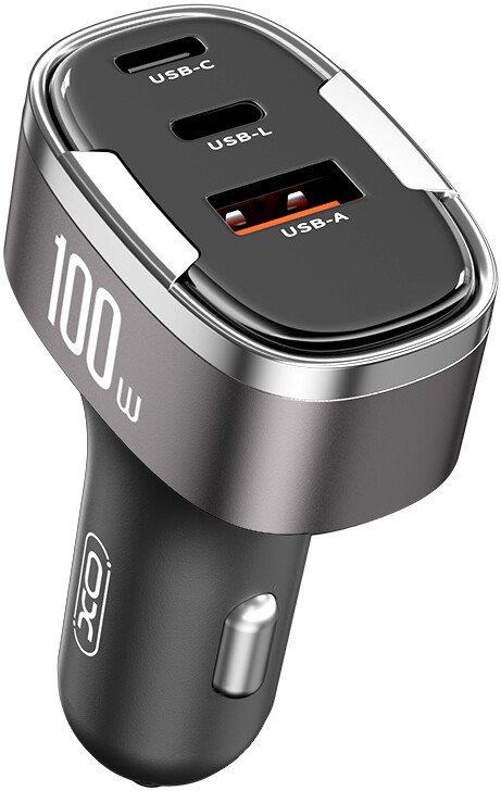 Автомобильное зарядное XO CC61 100W (черный)