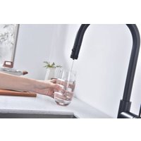 Смеситель Paulmark Galant Ga213077-GM (черный/вороненая сталь)