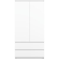 Шкаф распашной MyStar Сноули 900 ИВ-121.06.00 (белый)