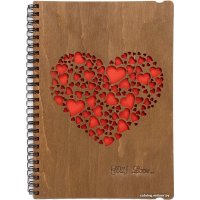 Блокнот Eco-Wood-Art Сердце