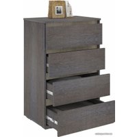 Комод Кортекс-мебель Бари 60 4ш (береза/береза/дуб сонома)