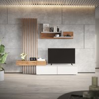 Шкаф-купе Империал Риана Вайт 2.07м (вотан/белый) в Бресте