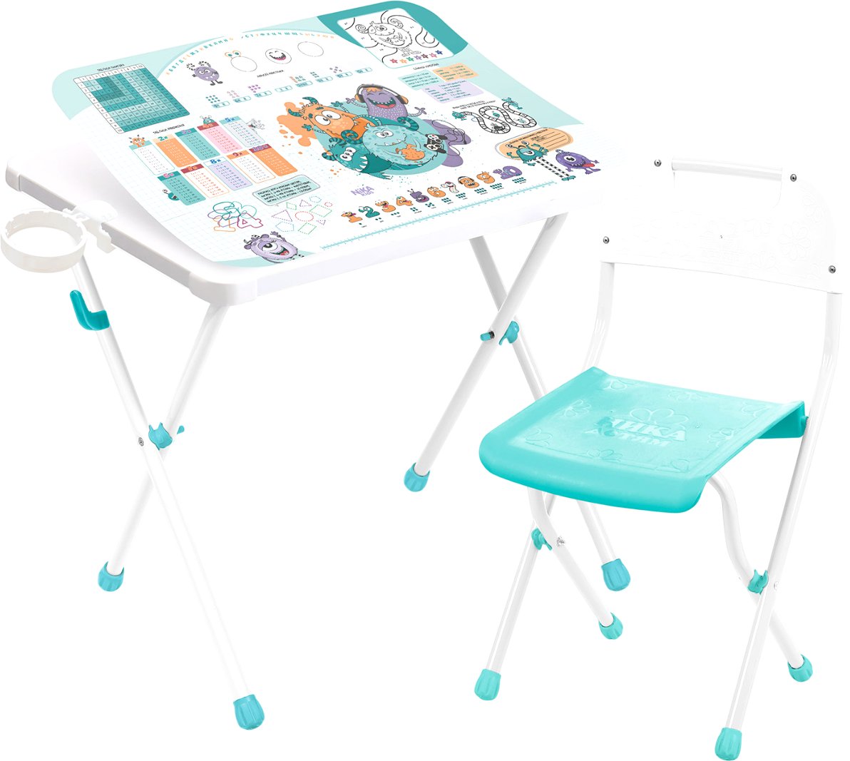 

Детский стол Nika КА3/ММ (математика с монстриками)