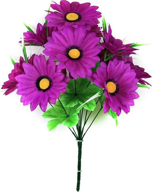 

Искусственный букет KlrBy Герберы с осокой БС038бургунд